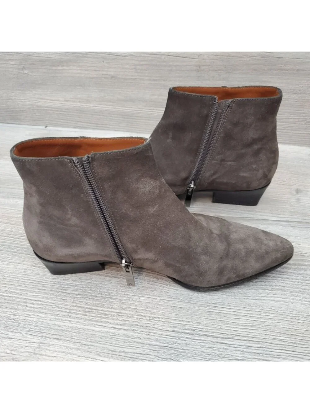 Aquatalia Fire Waterproof Suede bootie in taupe